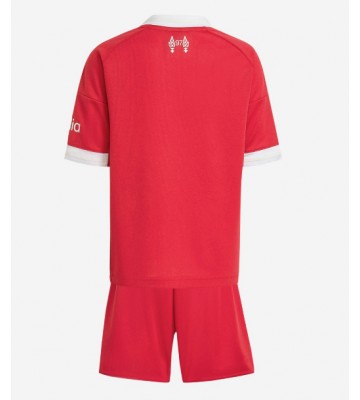 Liverpool Hjemmebanetrøje Børn 2025-26 Kortærmet (+ Korte bukser)